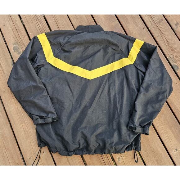 US Army Jacket Unisex Large Black Physical Fitness Uniform Military Windbreaker - Picture 6 of 6